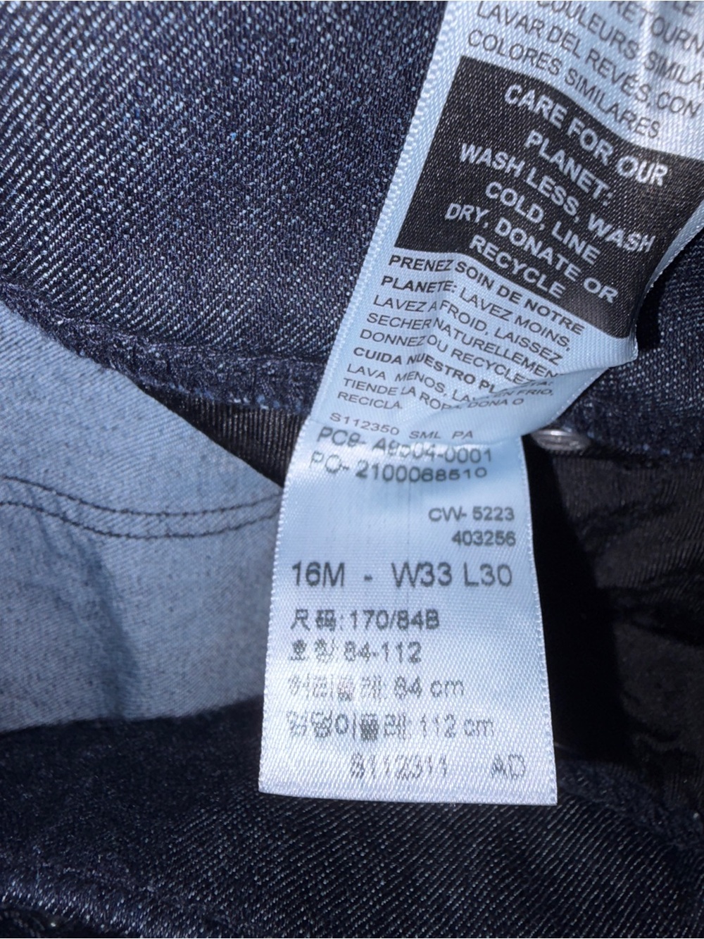 Signature by Levi Strauss Women's Skinny Jeans in Dark wash Built in Shaping - Picture 8 of 8